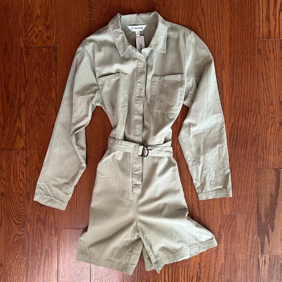 NWT The Drop Women's Karla Utility Vintage Short Jumpsuit Size XL Utilitarian - Picture 15 of 16
